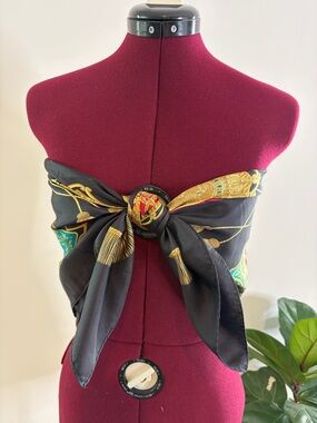 Summer silk scarf